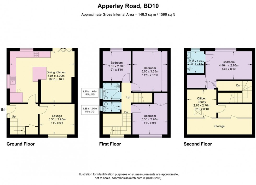 Floorplan for Apperley Road, Bradford