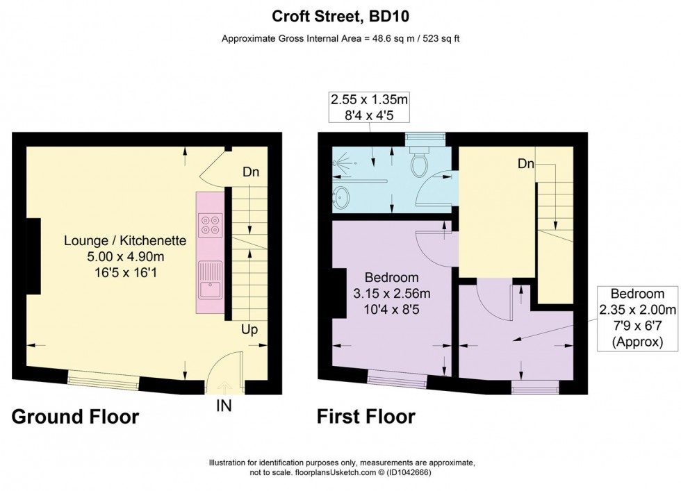 Floorplan for Croft Street, Idle, Bradford