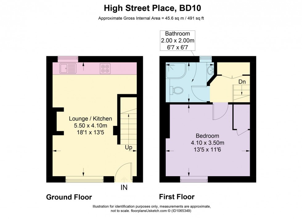 Floorplan for High Street Place, Idle, Bradford
