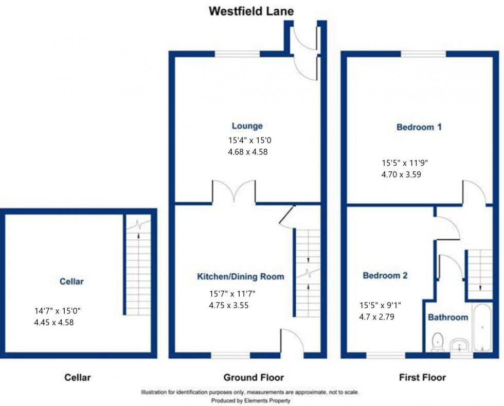 Floorplan for Westfield Lane, Idle, Bradford