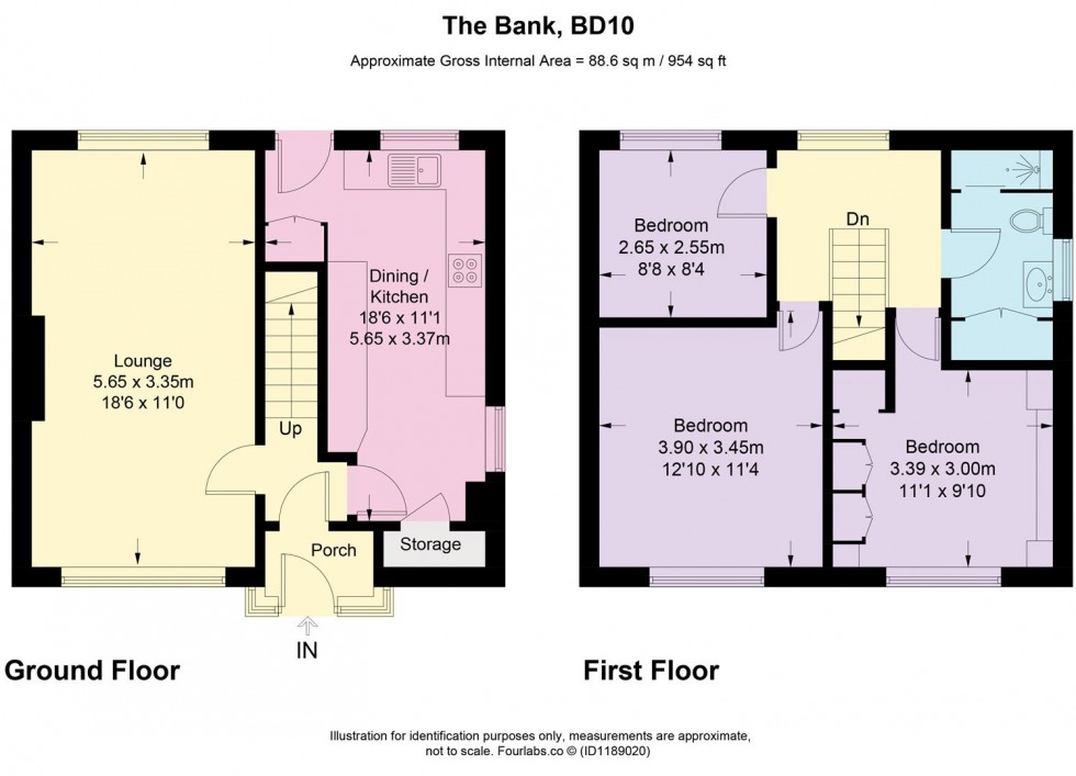 Floorplan for The Bank, Bradford