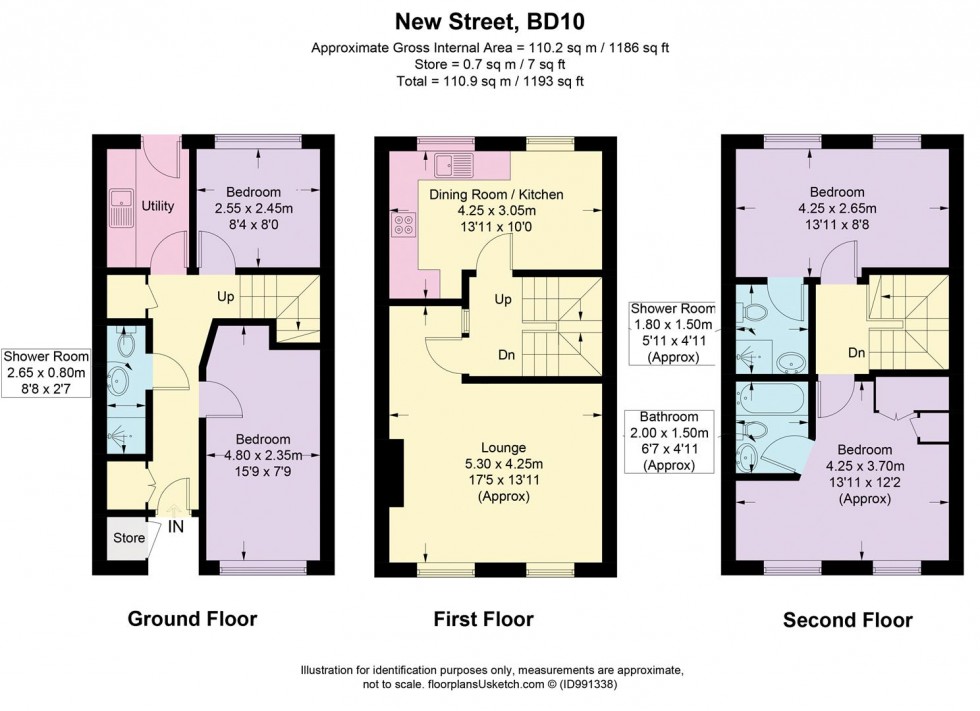 Floorplan for New Street, Idle, Bradford