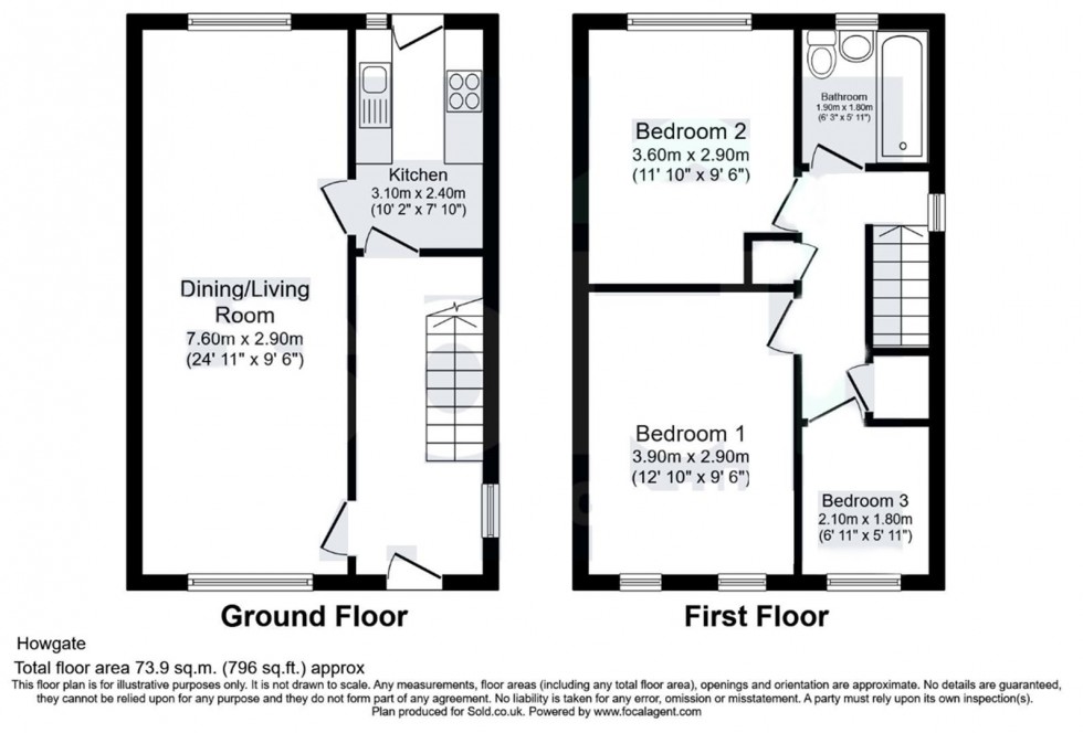 Floorplan for Howgate, Idle, Bradford