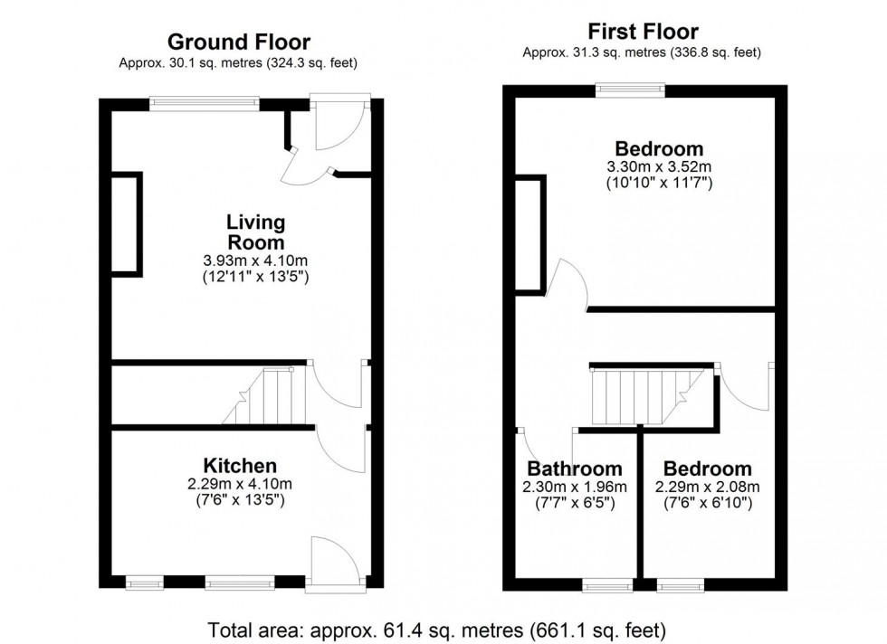Floorplan for Bateson Street, Greengates, Bradford
