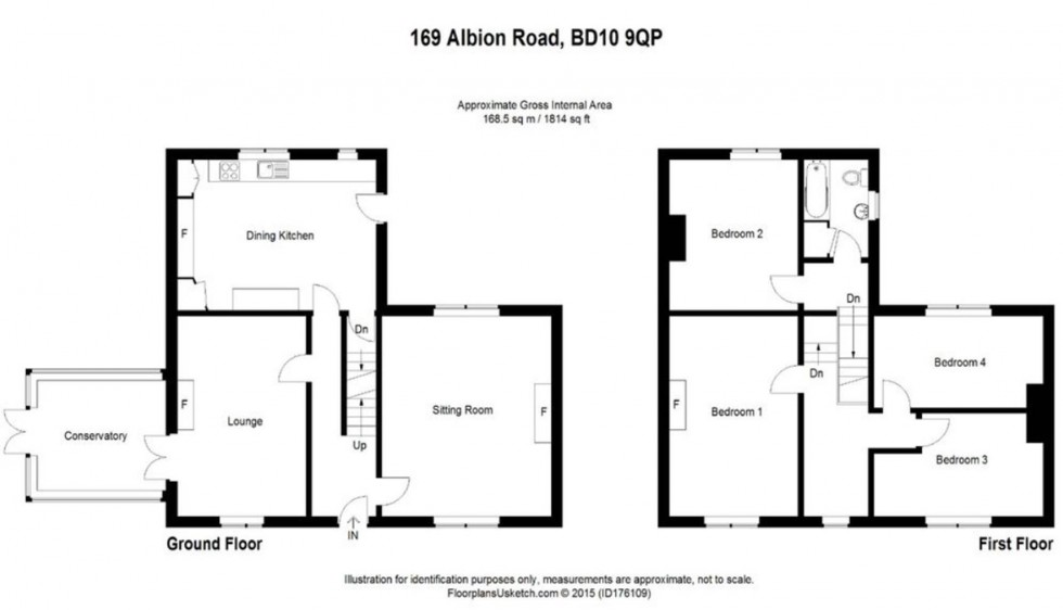 Floorplan for Albion Road, Idle, Bradford