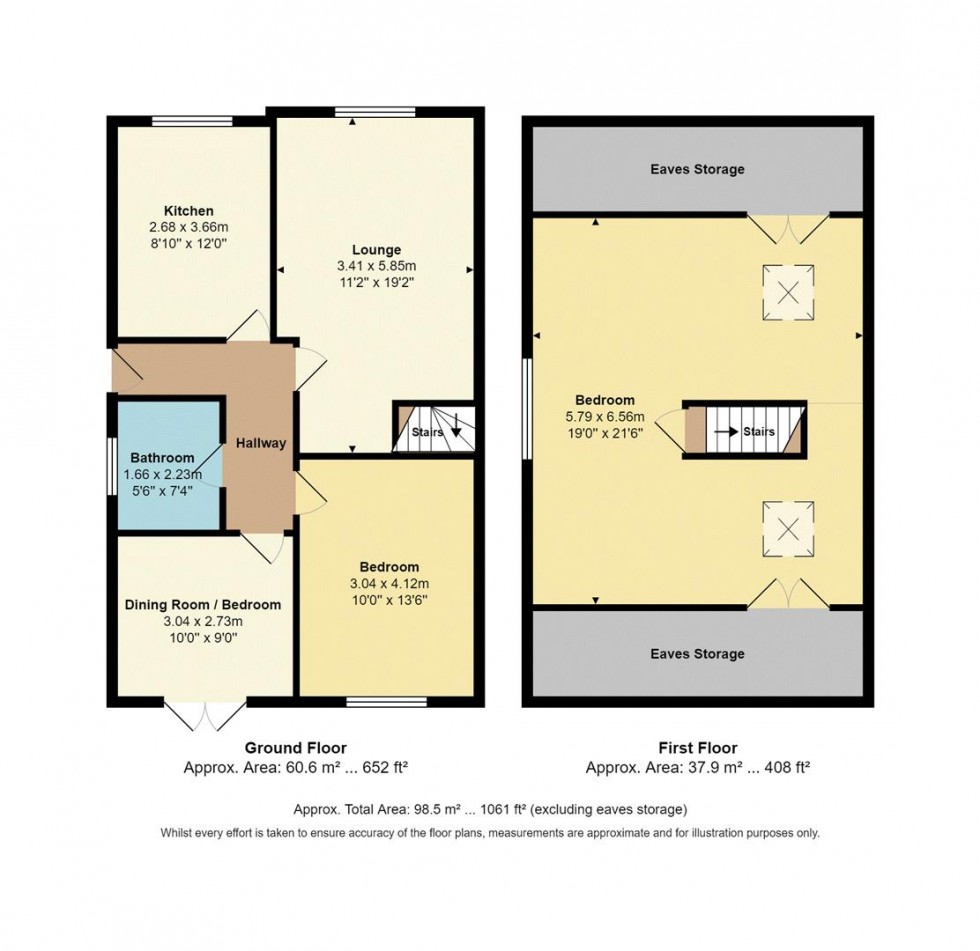 Floorplan for Brisbane Avenue, Poplars Park, Bradford