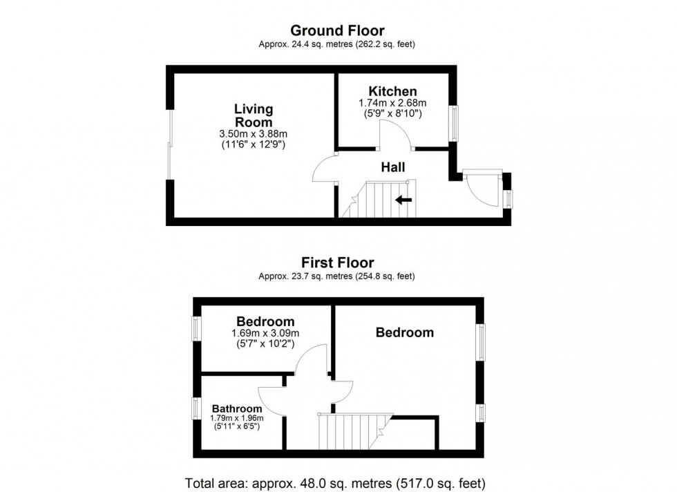 Floorplan for Buckfast Court, Idle, Bradford