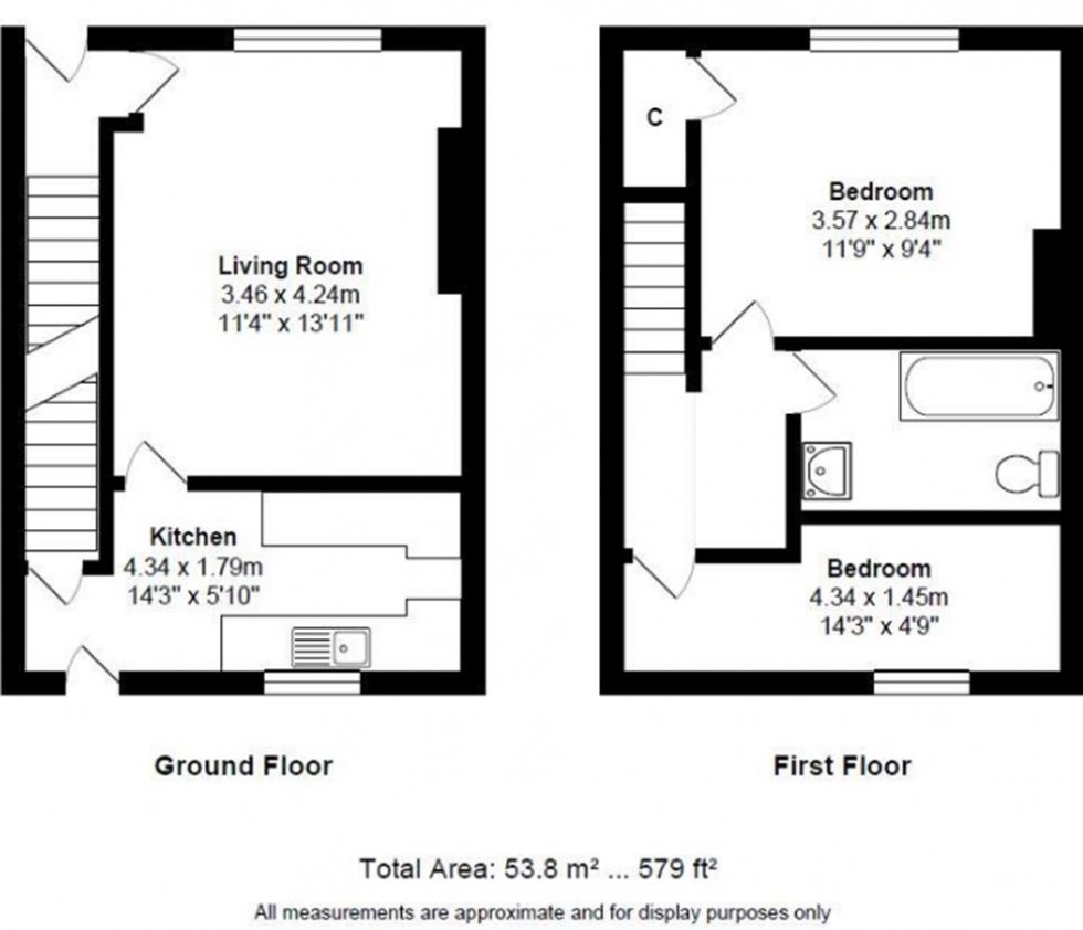 Floorplan for Rawson Square, Idle, Bradford