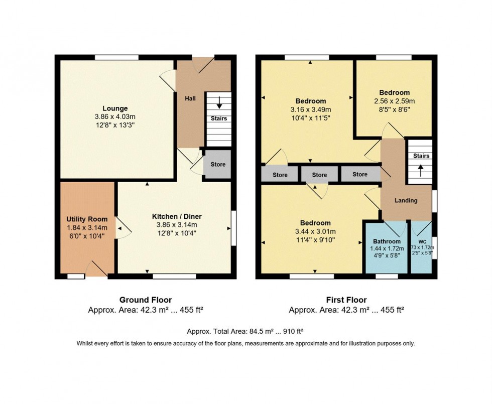 Floorplan for Rowantree Drive, Bradford, BD10