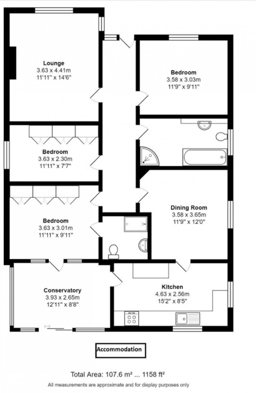 Floorplan for Briarfield Close, Idle, Bradford