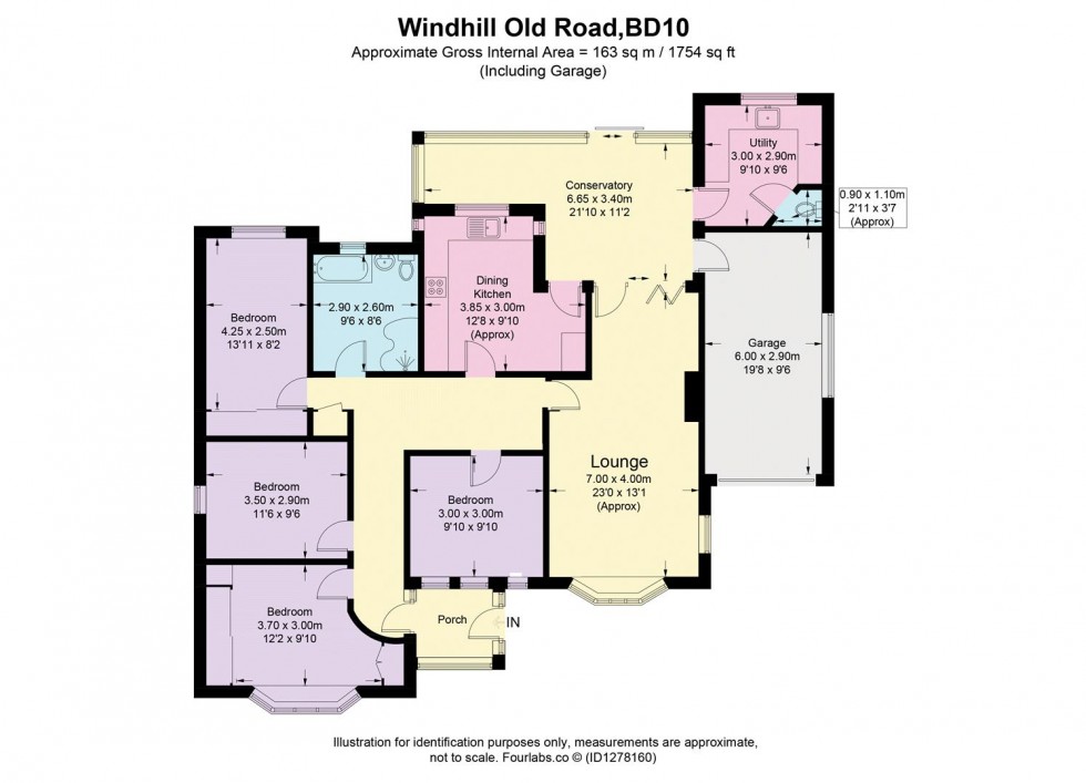 Floorplan for Windhill Old Road, Thackley, Bradford