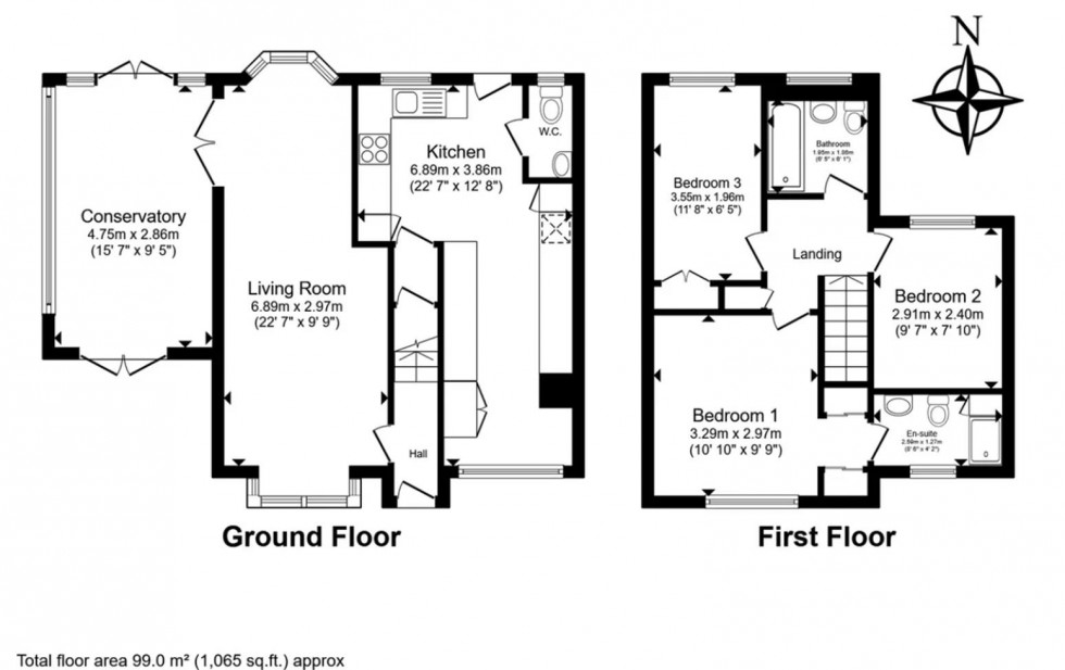 Floorplan for Straw View, Cote Farm, Bradford