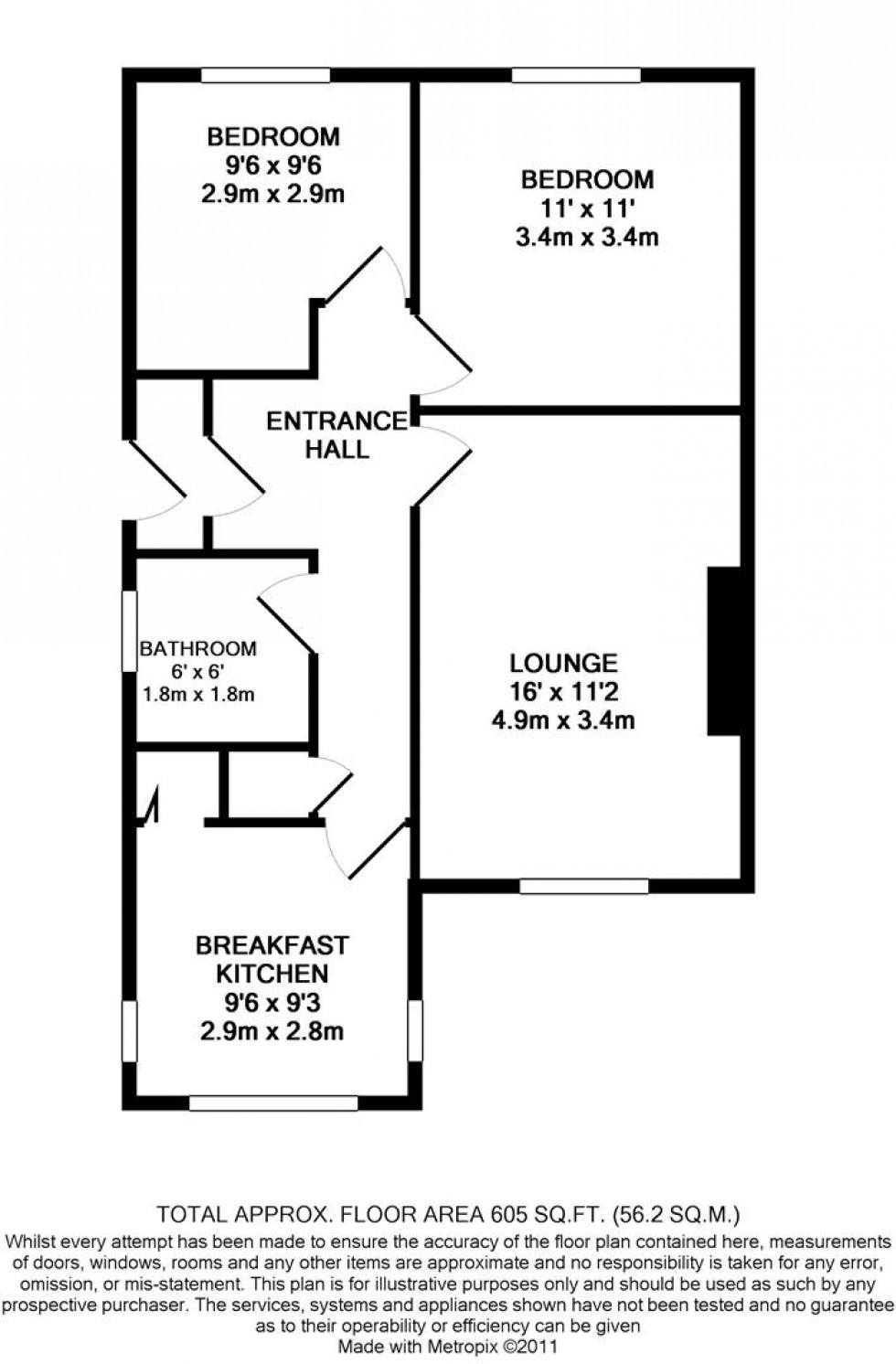 Floorplan for Farlea Drive, Eccleshill, BD2