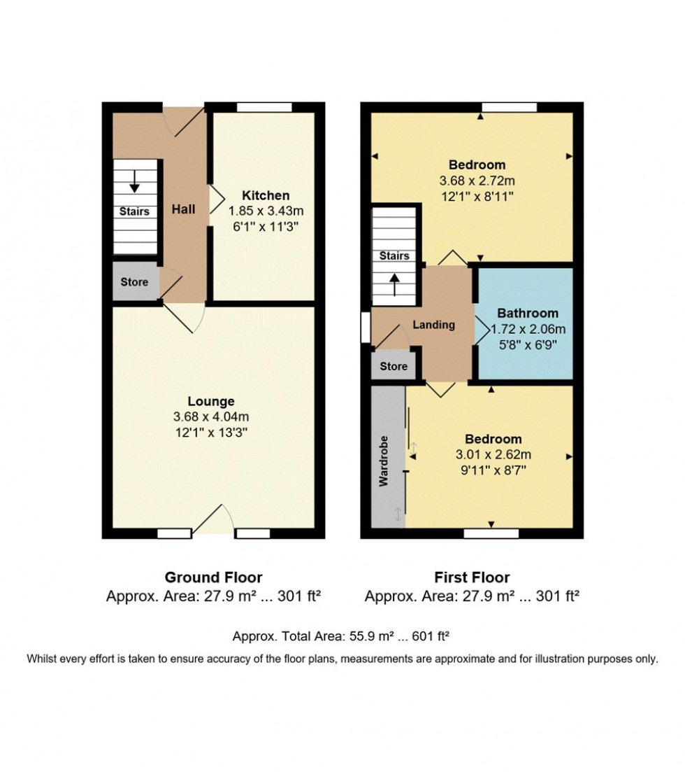 Floorplan for Weavers Croft, Thackley, Bradford
