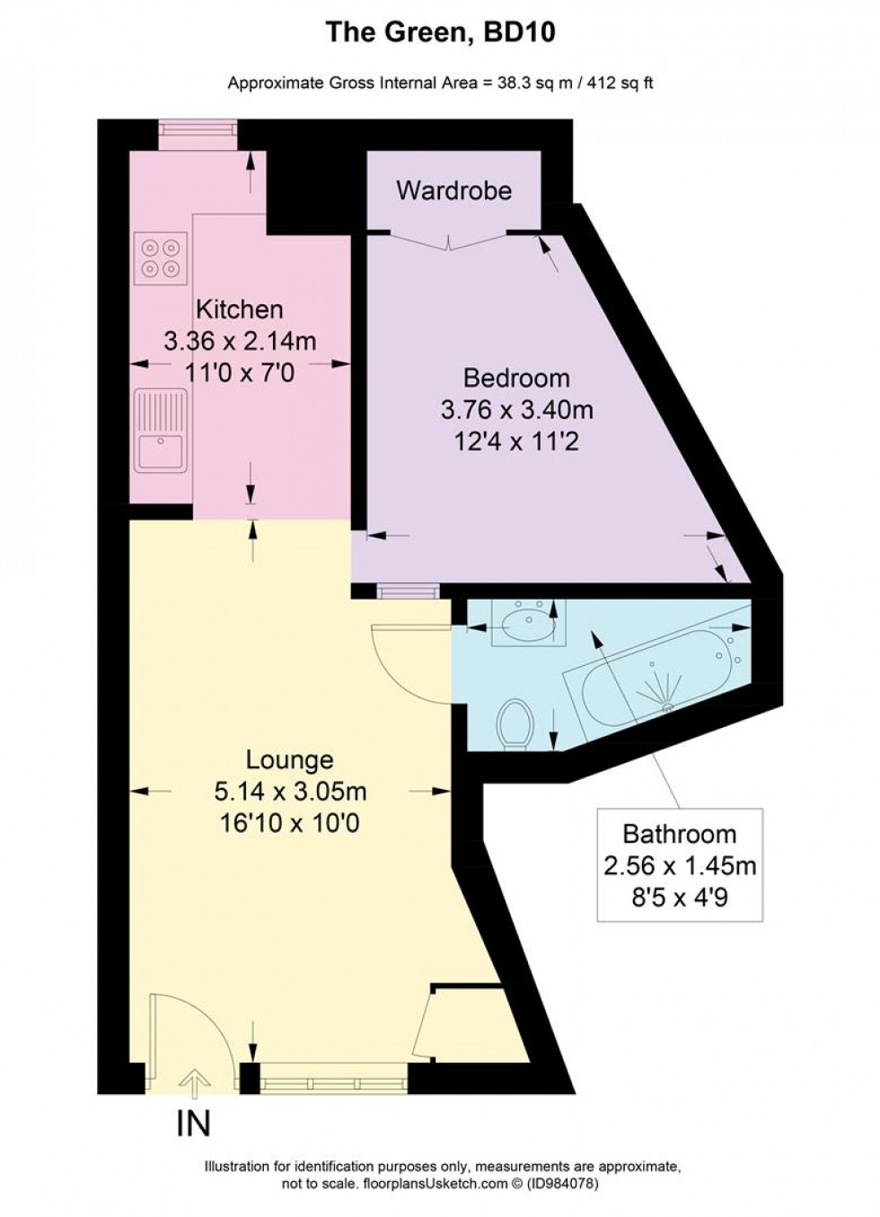 Floorplan for The Green, Idle