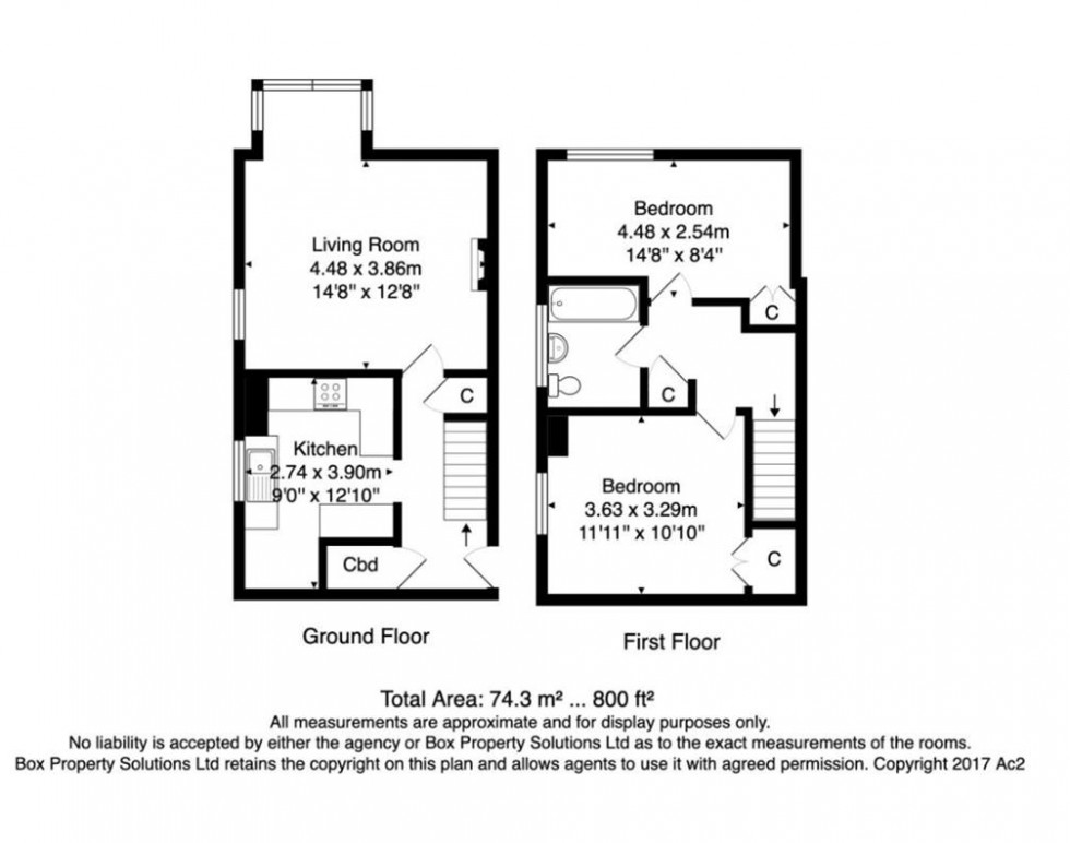 Floorplan for Hoyle Court Road, Baildon, Shipley