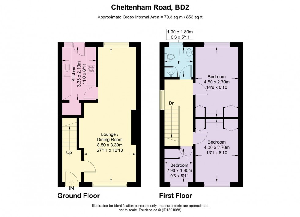 Floorplan for Cheltenham Road, Wrose, Bradford
