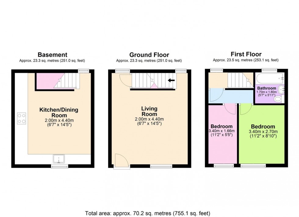 Floorplan for Wyke Lane, Wyke, Bradford