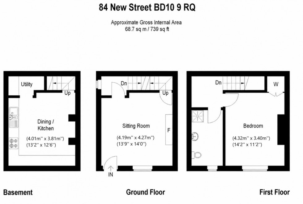 Floorplan for New Street, Idle, Bradford