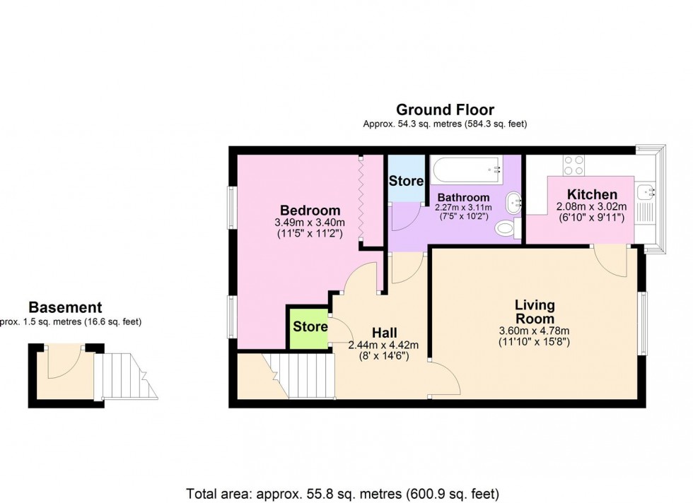 Floorplan for 3 Highdale Croft, Idle, Bradford