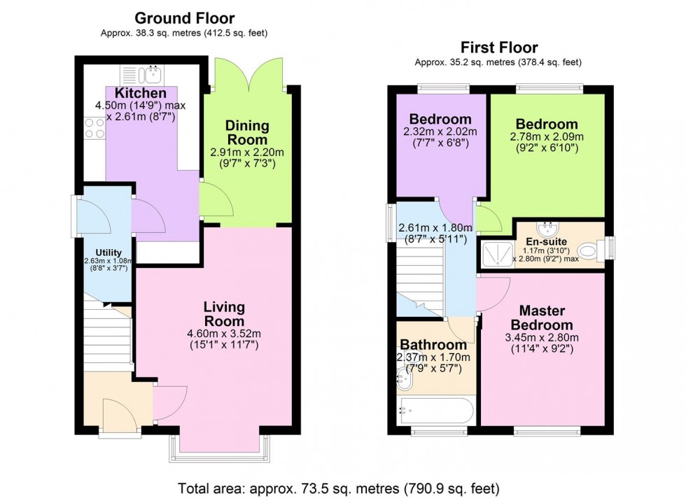 Floorplan for Northlea Avenue, Thackley, Bradford