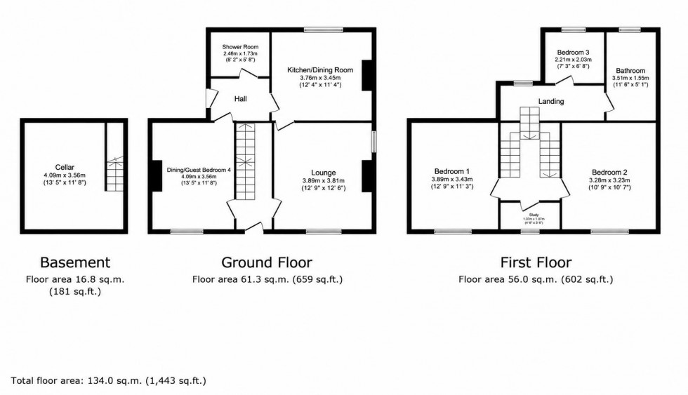 Floorplan for Bradford Road, Idle
