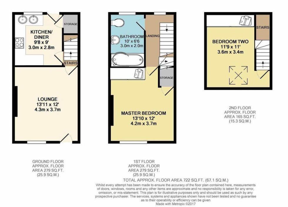 Floorplan for Mount Avenue, Eccleshill