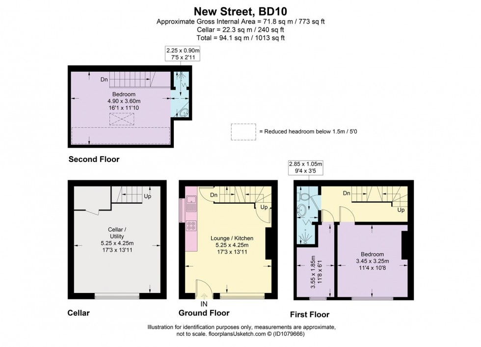 Floorplan for New Street, Idle, Bradford