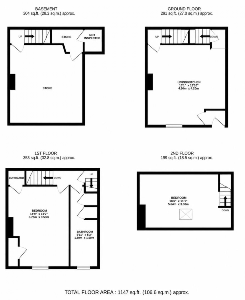 Floorplan for Sydenham Place, Peel Park, Bradford